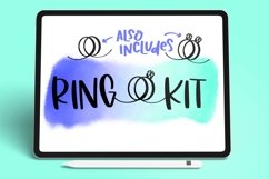 Ring Kit - Wedding Stamps - Procreate Brush Product Image 1