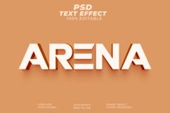 Arena Editable Text Effect Style Product Image 1