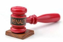 Penalty Fine Concept Background Product Image 1