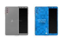Samsung Galaxy A7 Vinyl Skin Design Mockup 2018 Product Image 1