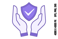 Colored Secured Icon Product Image 1