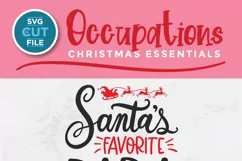 Christmas Para svg -Para Christmas svg, Santa's favorite Product Image 3