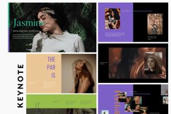 Jasmine Dark Lookbook - Fashion Keynote Template Product Image 1
