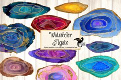 Watercolor Agate Slices Product Image 1