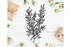Herbs svg, Plant svg, Kitchen svg, Thyme svg, Rosemary svg Product Image 3