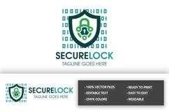Secure Lock Logo Template Product Image 2