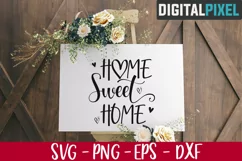 Home Sweet Home Svg, Welcome Home Svg, Family Svg, Wood Sign Product Image 2