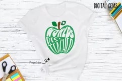 Apple, Worlds best teacher. SVG / PNG / DXF / PNG Product Image 4