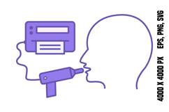Colored Spirometry Icon Product Image 1