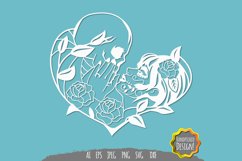 Kissing Skull Papercut Product Image 1
