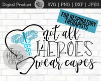 RT Hero, Respiratory Therapist Healthcare Heroes SVG JPEG Product Image 5