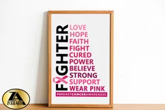 Breast Cancer SVG PNG EPS DXF Awareness SVG Pink Ribbon SVG Product Image 4