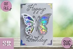 3D Birthday card insert design| Paper cutting |Cricut Card Product Image 3