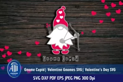 Valentine Gnomes SVG|Cupid SVG |Valentine's day SVG Product Image 1
