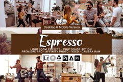 20 Espresso Presets,Photoshop actions,LUTS,VSCO Product Image 1