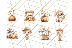 Woodland Autumn Animals PNG Clipart for Fall &amp; Harvest Product Image 7