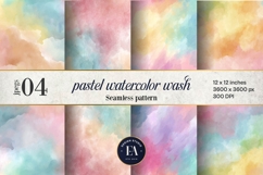 Pastel Watercolor Wash | Soft Abstract Texture Product Image 1