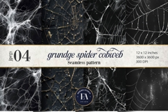 Spooky Grunge Cobweb Digital Papers |Spooky Digital Paper Product Image 1