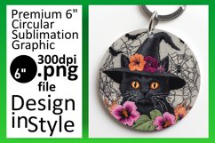 Gorgeous Round Design Car Coaster Template , Halloween Product Image 1