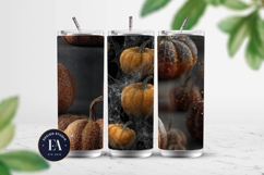 Spooky Pumpkin Pattern, Autumn Pumpkin Digital Paper Product Image 2