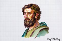 Big Bible Collection Watercolor Clipart PNG Product Image 1