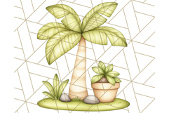 Pastel Safari Jungle Baby Animals PNG Clipart, Nursery Product Image 3