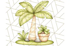 Pastel Safari Jungle Baby Animals PNG Clipart, Nursery Product Image 3