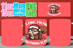 Wholesome days 11oz 15oz sublimation wrap, Christmas Product Image 1