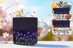 Lovely 11oz Mug Wrap Png Template , Leopard Print Product Image 1