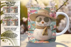 Tropical Mug Wrap Tidings: Christmas Snowman Wraps Product Image 1