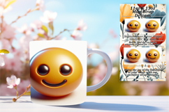 FASHIONABLE 11oz Mug Wrap PNG , 3D Emoji Product Image 1