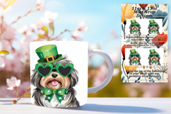 Stylish 11oz Mug Wrap Png Artwork , St Patrick Product Image 1