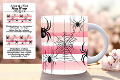 Enchanting 15oz Mug Wrap Png Template , Halloween Product Image 1