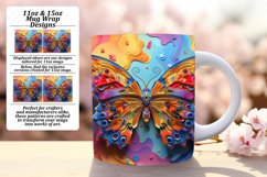 Blossom Butterfly Bliss: Spring Mug Wrap Product Image 1