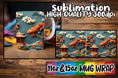 Beauty Scene 3D Spring Mug Design - 15oz 11oz Product Image 1