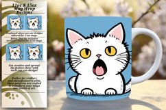 Rainbow Meow-tropolis: Colorful Mug Sublimation Product Image 1