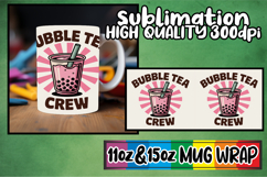 Nostalgic dreams 11oz 15oz mug wrap, Retro Food Product Image 1