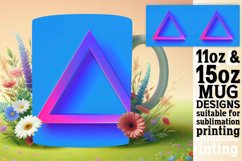 Neon Reverie: Sublime 15oz Mug Sublimation Showcase 11oz Product Image 1