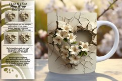 Spring Spectacular: Crack Wall 3D Heart Mug, Assorted Sizes Product Image 1