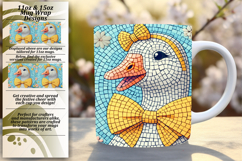 Bold 15oz Mug Wrap Png Design , Goose Product Image 1