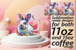 Spring Bunny Sublimation: Easter Mug Delight Product Image 1