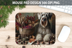 Dog Mouse pad Sublimation - Thanksgiving PNG Design Product Image 1