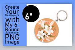Mom's Day Sublimation Circle Keychain Product Image 1