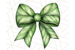 Watercolor Summer Bow Clipart PNG, Coquette Bright Bow Png Product Image 3