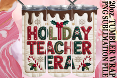 Vibrant spirit 20oz tumbler wrap, Teacher Product Image 1