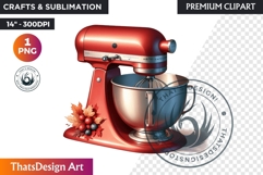 Autumn Clipart, Cozy Fall PNG Baking &amp; Kitchen, Bakery Product Image 1