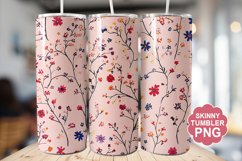 Floral Pattern Tumbler | Floral Tumbler Wrap Product Image 1