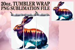 RADIANT SPIRITS 20oz TUMBLER WRAP, Animals Art Product Image 1