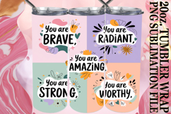 SERENE ESCAPES 20oz TUMBLER WRAP, Quote Product Image 1