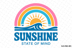 Sunshine state of mind svg | Summer Svg | Svg Cut Files Product Image 1